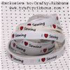 Order  Love Sewing Ribbon - I love Sewing